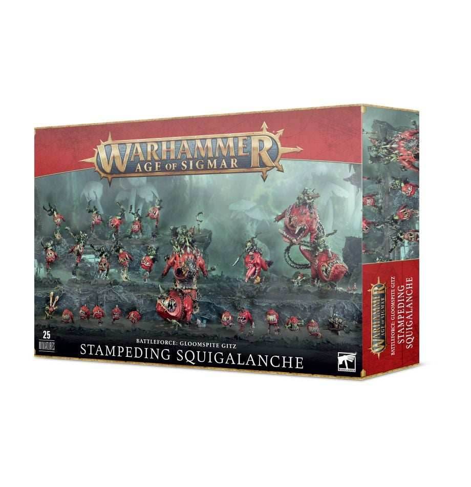 Warhammer: Gloomspite Gitz Battleforce – Stampeding Squigalanche -