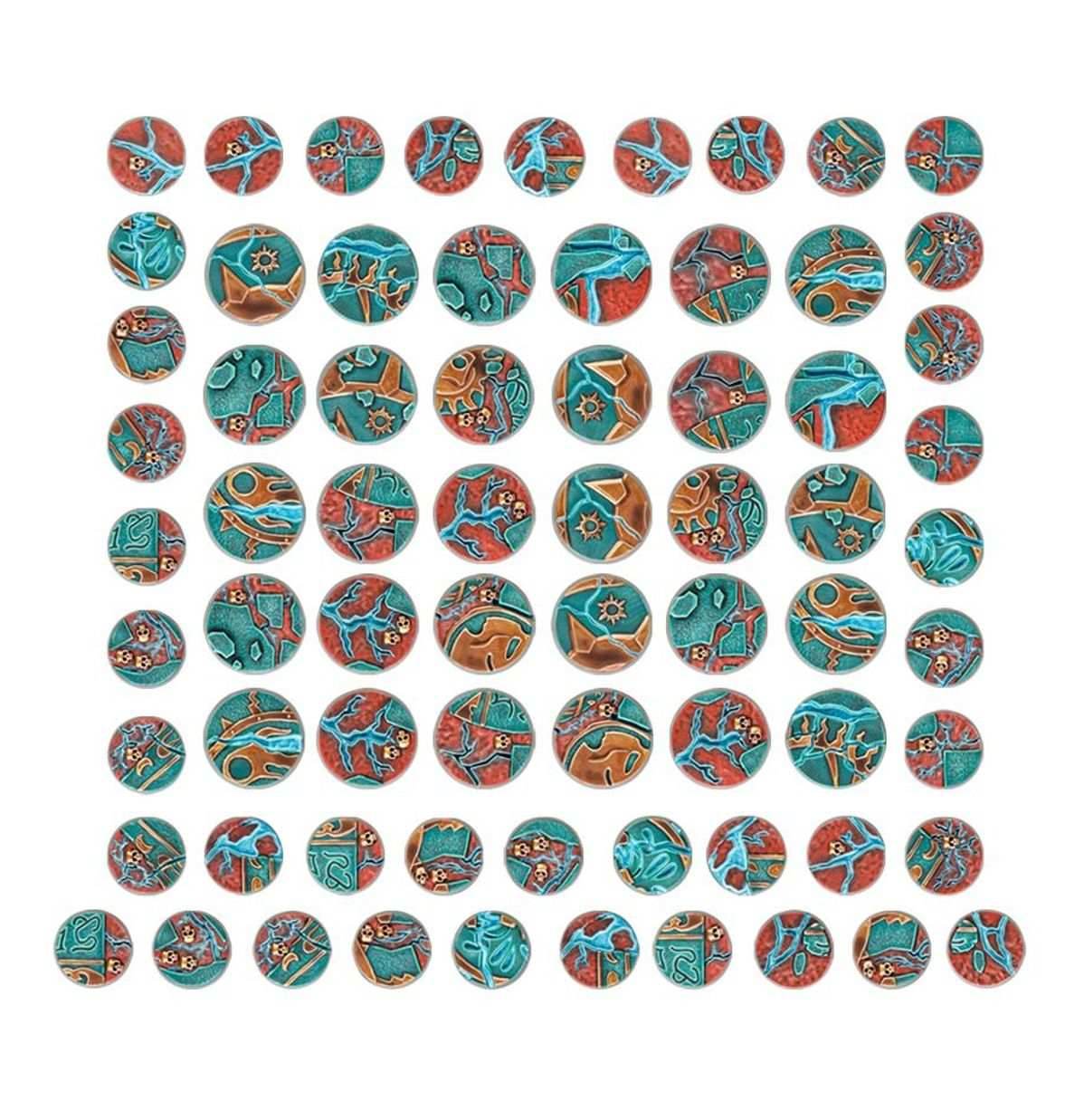 Warhammer: Age of Sigmar - Shattered Dominion 25 & 32mm Round Bases -