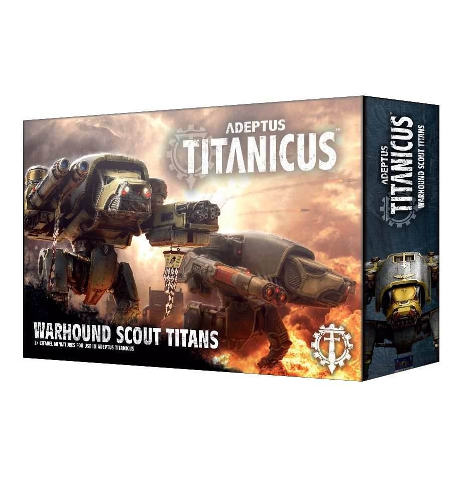 Adeptus Titanicus - Warhound Scout Titans -