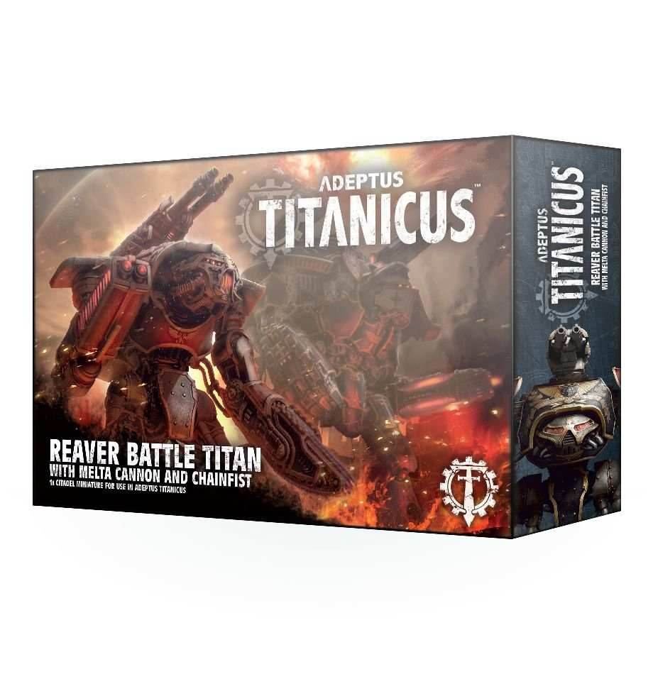 Adeptus Titanicus - Reaver Battle Titan w/ Melta Cannon & Chainfist -