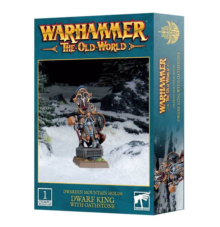 Warhammer: The Old World - Dwarfen Mountain Holds - Dwarf King with Oathstone -