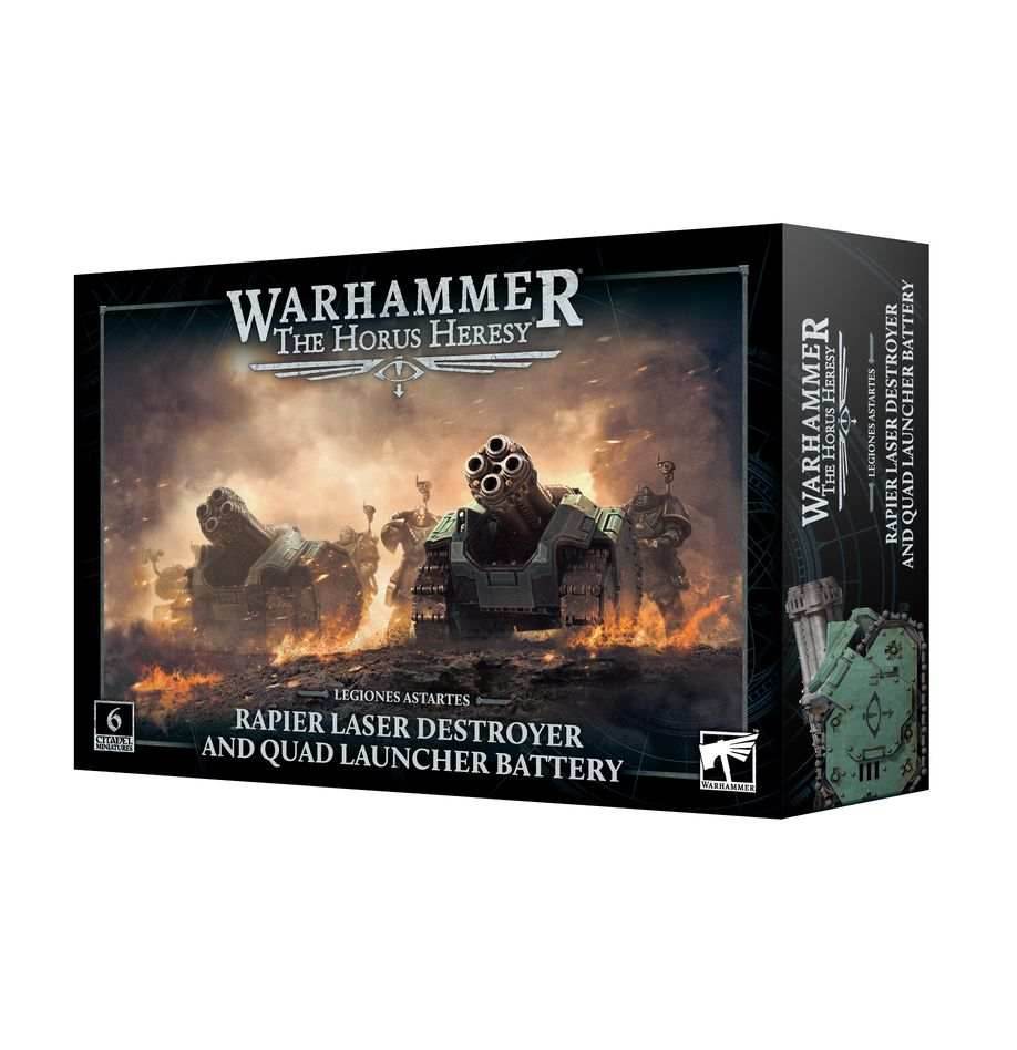 Warhammer Legions Imperialis: Rapier Laser Destroyer and Quad Launcher Battery -