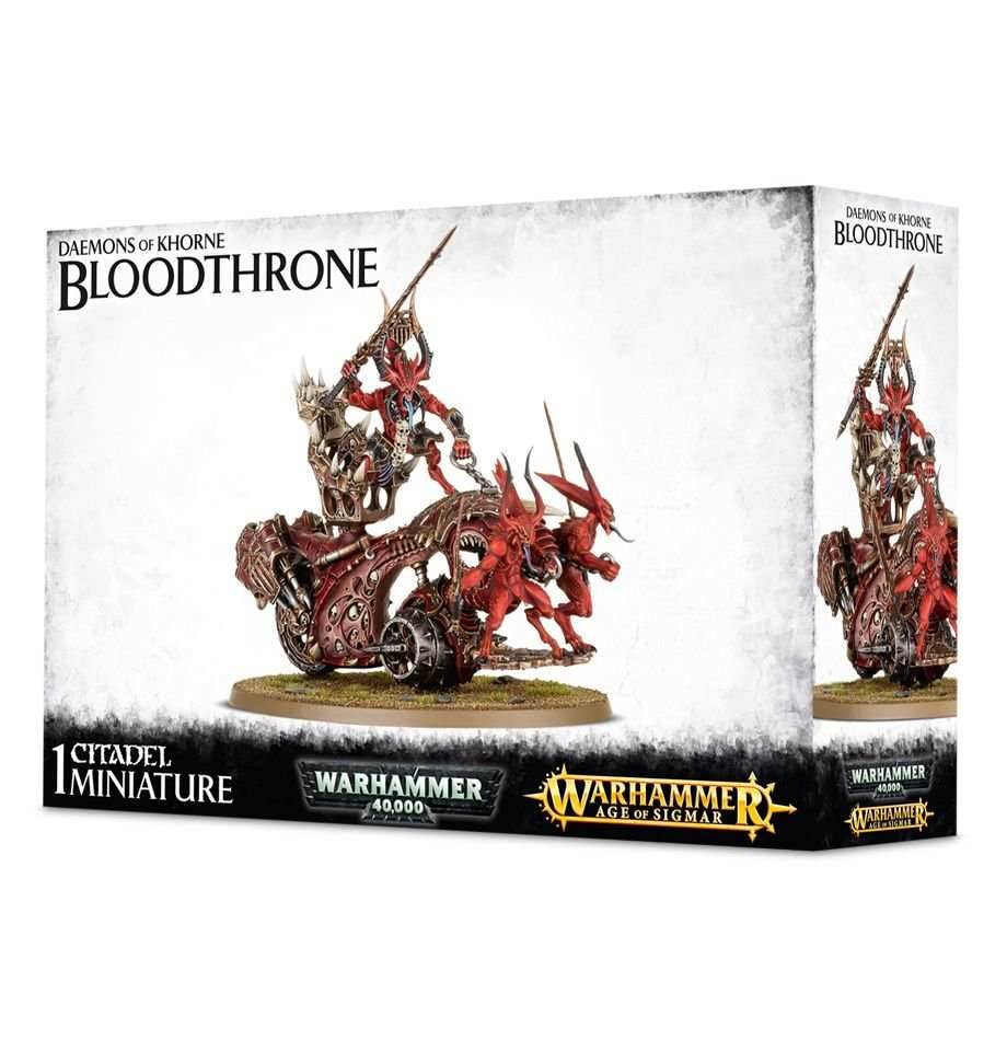 Warhammer 40K: Chaos Daemons - Khorne Bloodthrone/Khorne Skull Cannon -