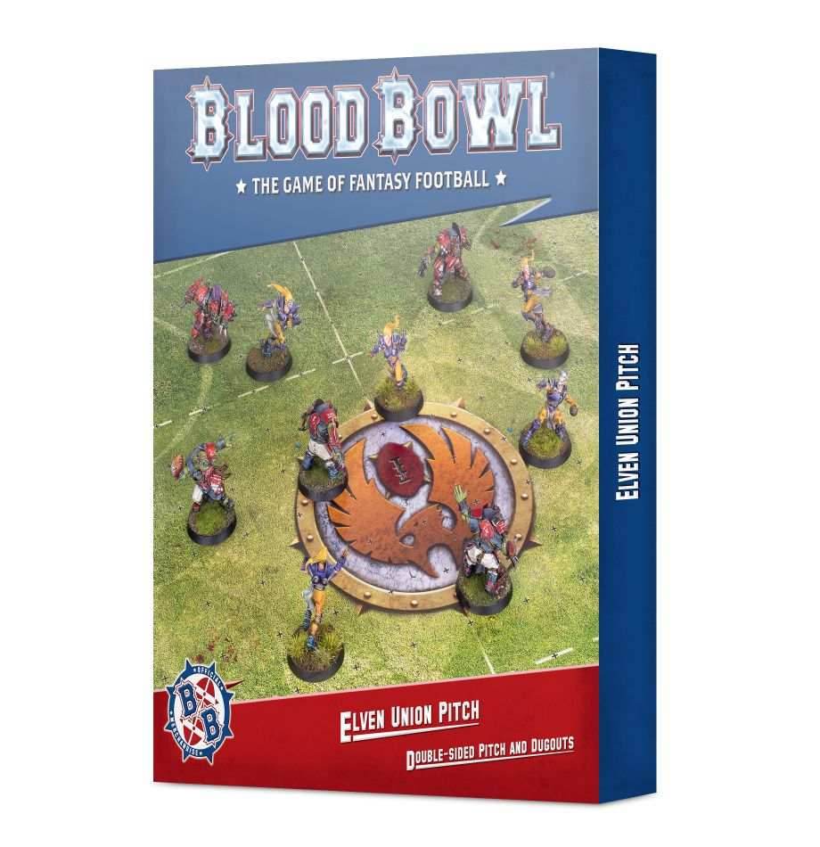 Blood Bowl: Elven Union – Double-sided Pitch and Dugouts Set -