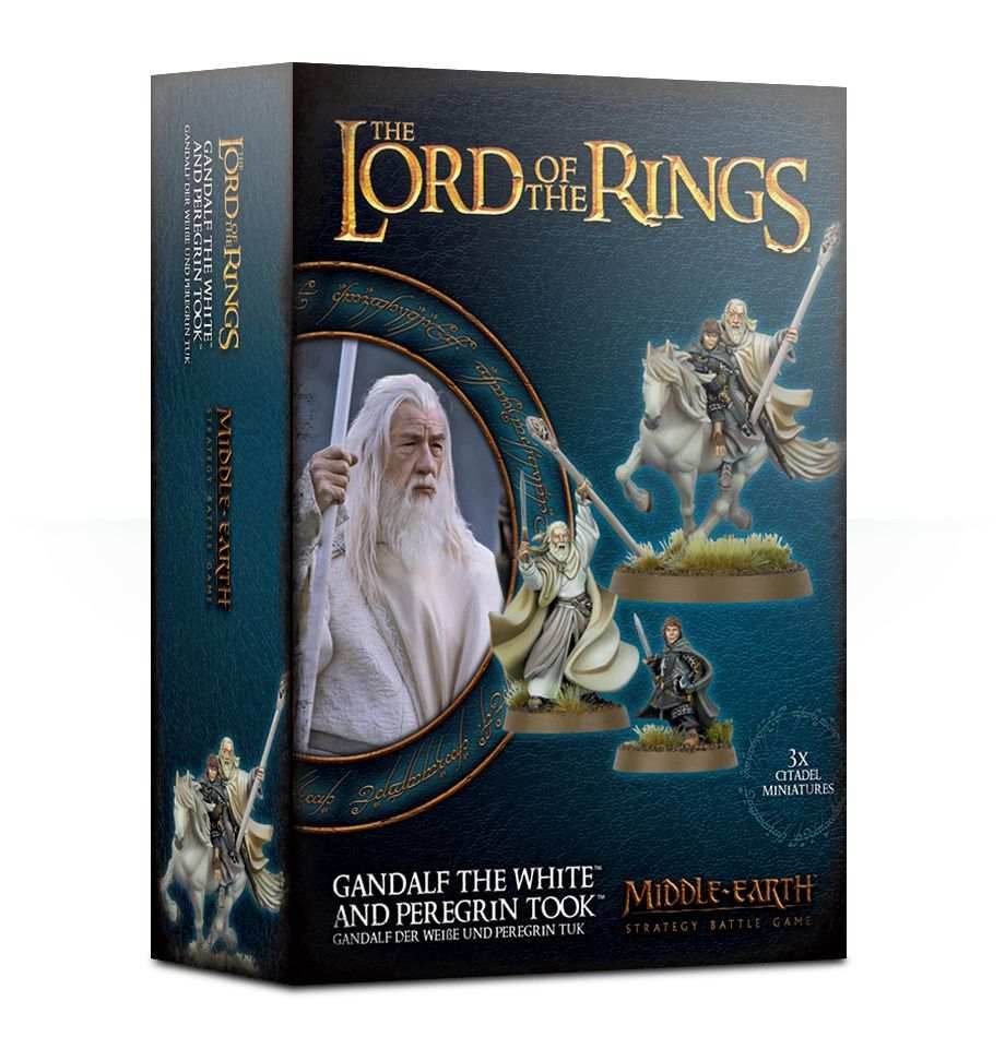 The Lord of the Rings - Gandalf the White and Peregrin Took -