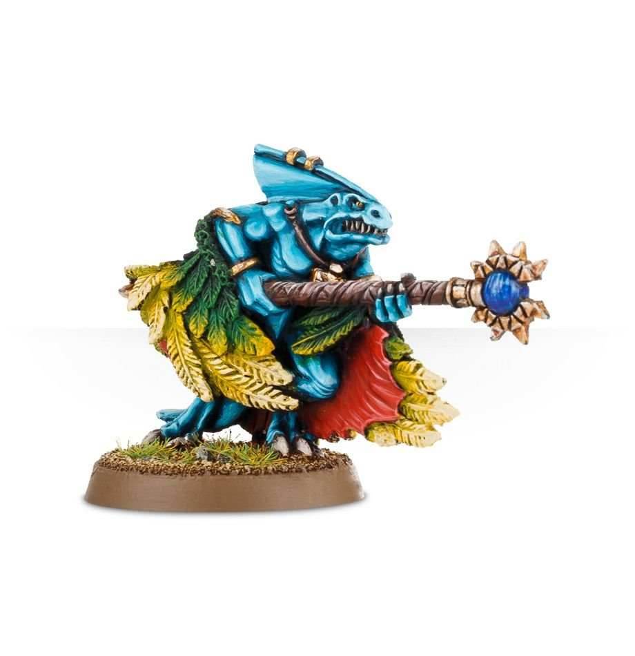 Warhammer: Seraphon - Skink Priest With Feathered Cloak -