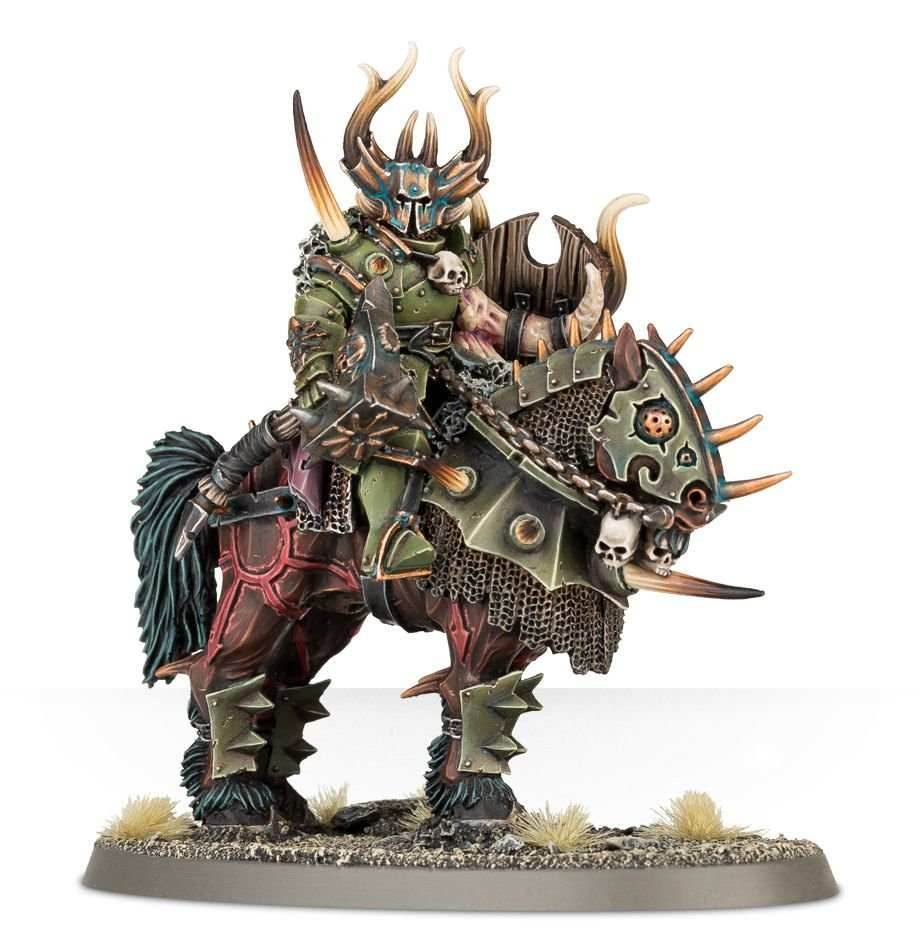 Warhammer: Slaves to Darkness - Lord on Daemonic Mount -