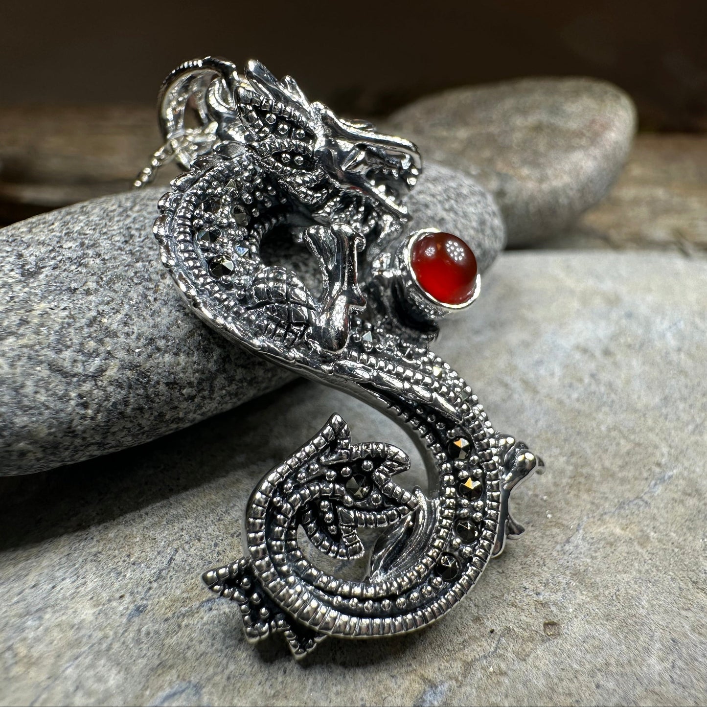Keith Jack Celtic Dragon Necklace