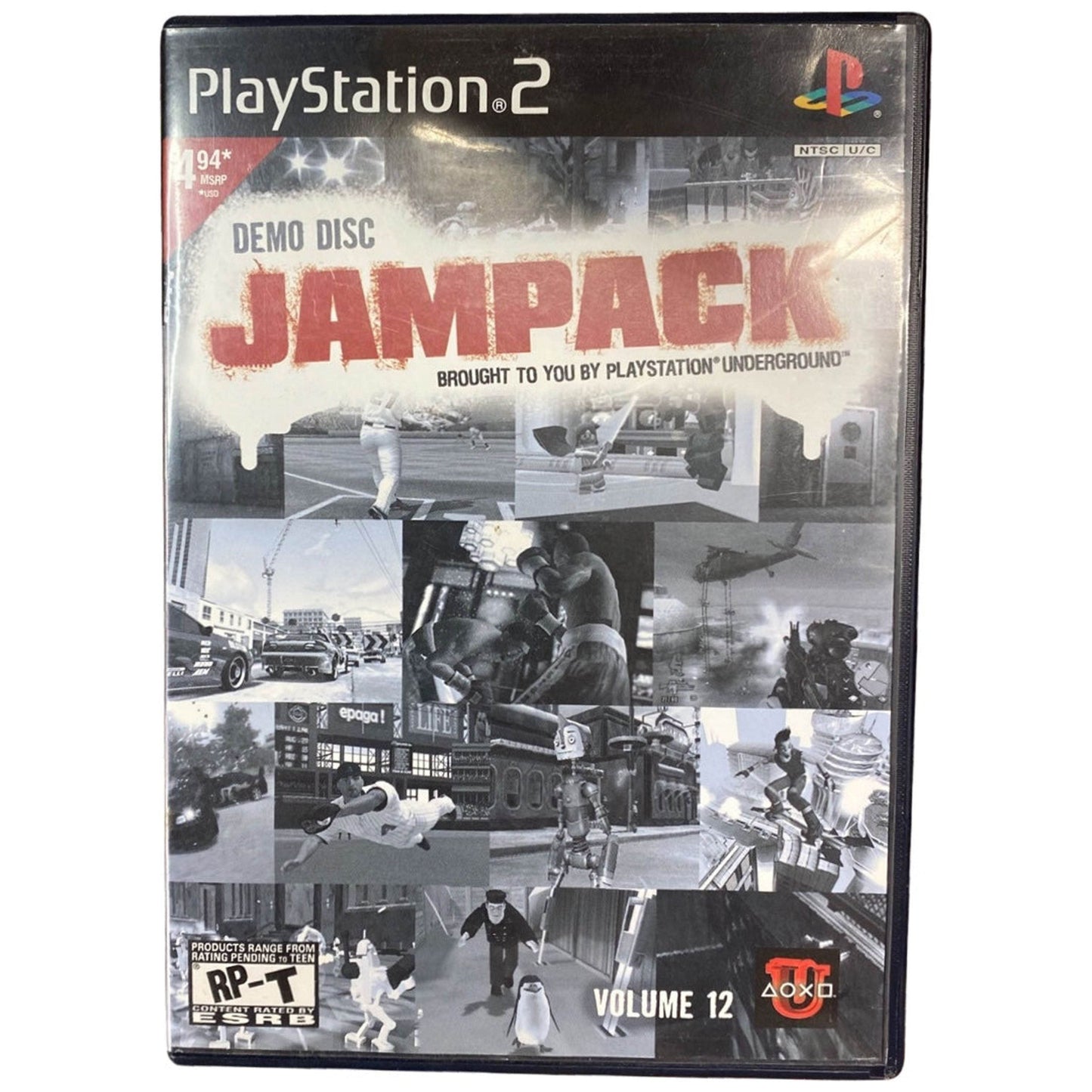JamPack Volume 12 Demo Disc - PlayStation 2 -