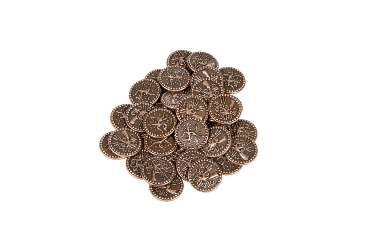 Anglo-Saxon Themed Gaming Coins - Tiny 15mm (18-Pack) -