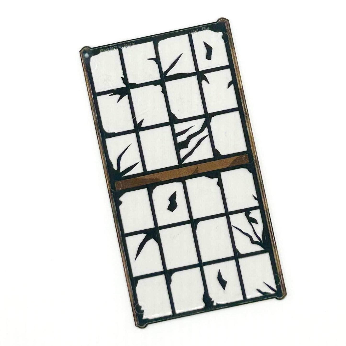 Classic Abandoned Warehouse Window made with LEGO part - B3 Customs -