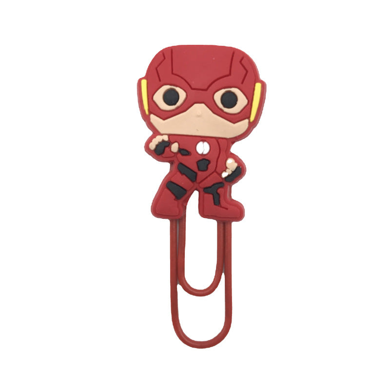 12Pcs Harry Potter Paper Clip Bookmarks Personality PVC Student Office Notes Hand Ledger Decorative Small Pins