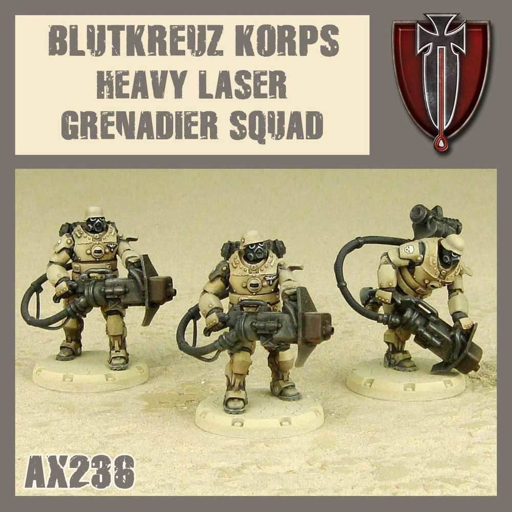 DUST 1947: Blutkreuz Korps Heavy Laser Grenadier Squad -