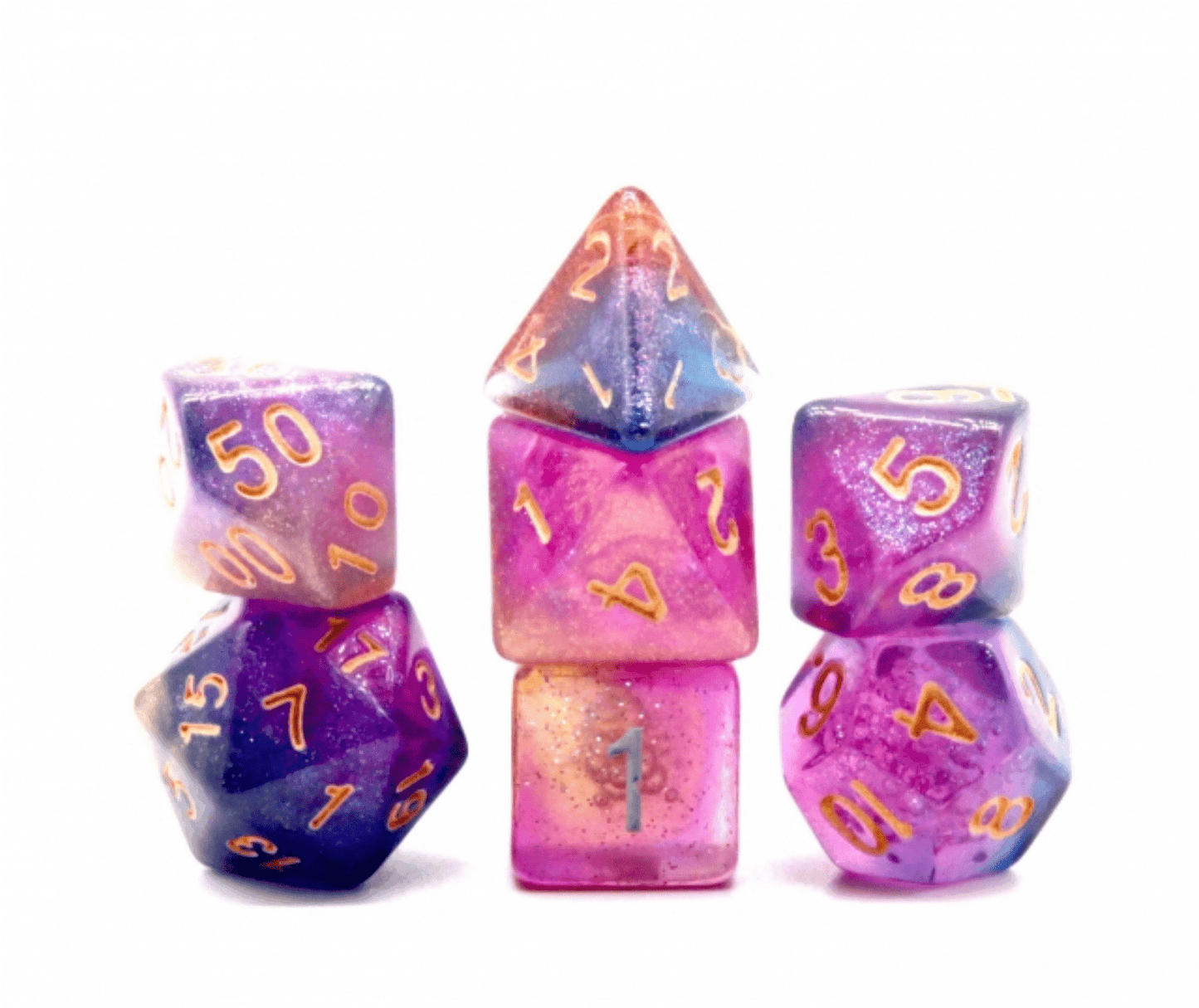 Andromeda’s Nebula RPG Dice Set -