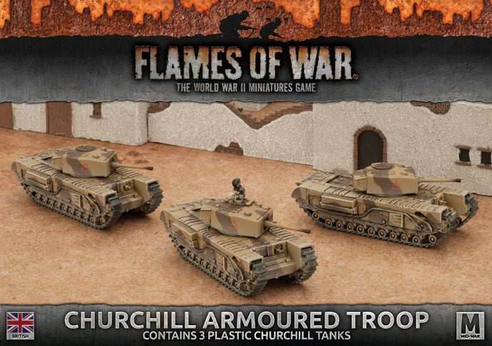 Flames of War: British Churchill Armoured Troop (Mid War) -