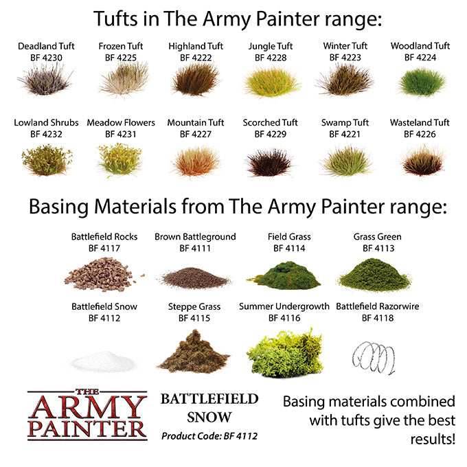 Army Painter Tools: Basing: Snow -