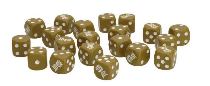 Flames of War: British Armoured Fist Dice Set -