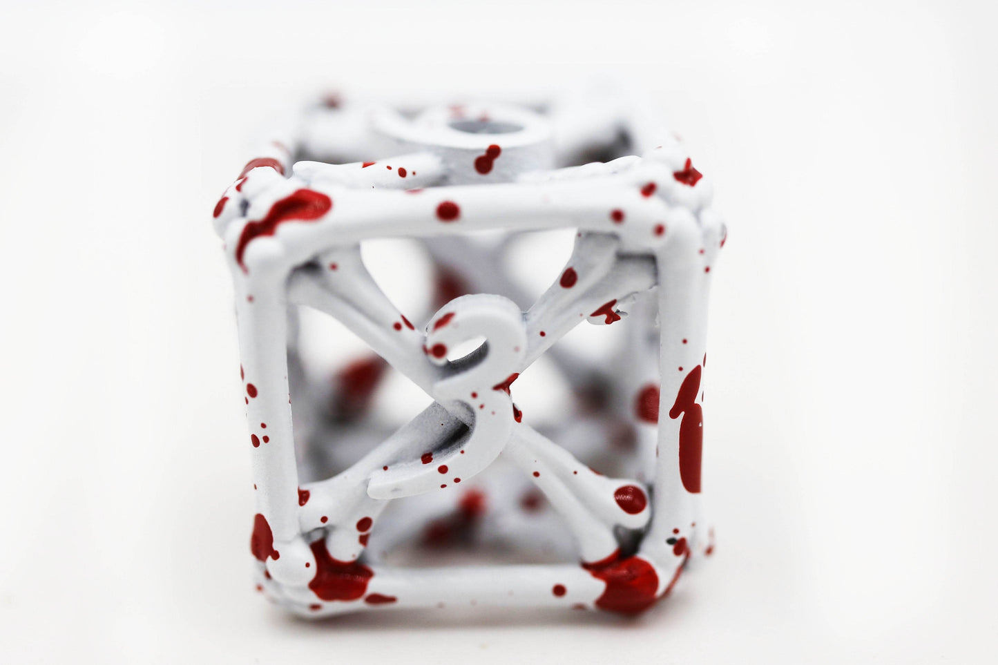Blood Bones - Hollow Metal RPG Dice Set -