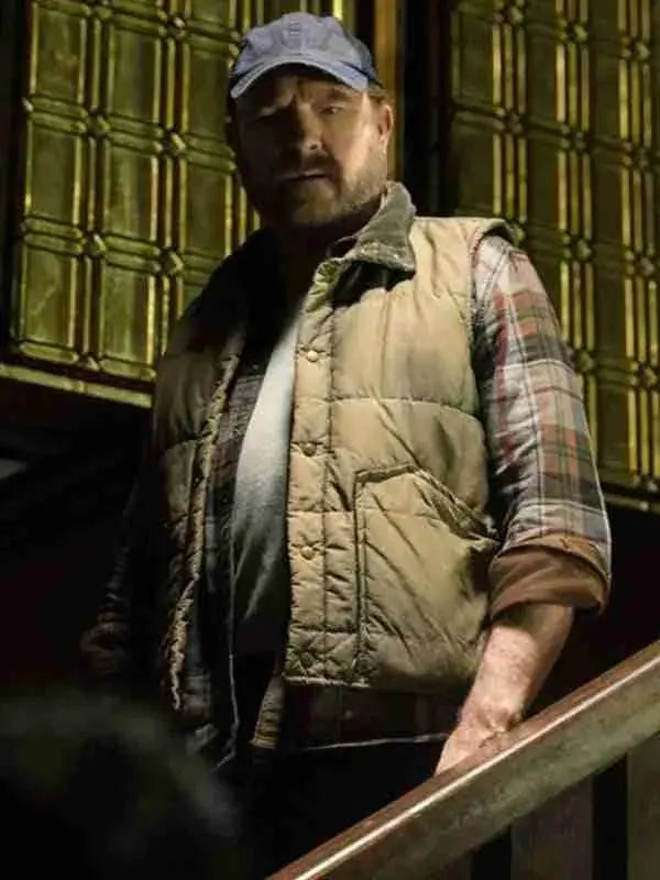 Bobby Singer Supernatural Brown Puffer Vest