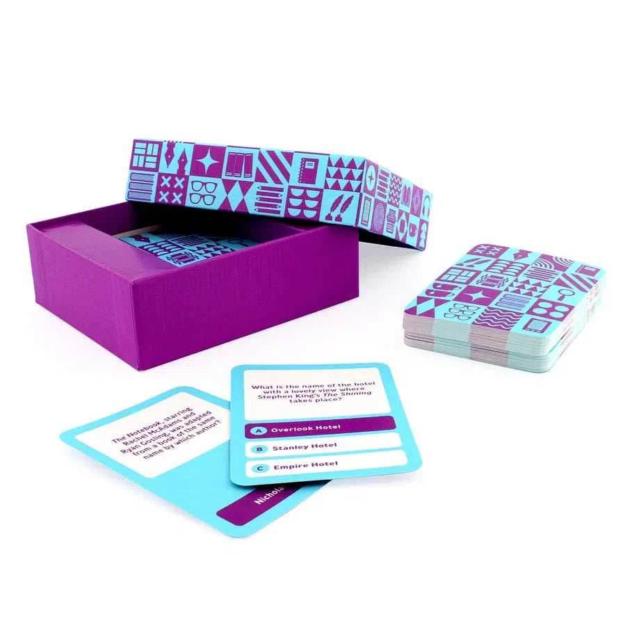 Book Lover Trivia Card Game Ginger Fox -