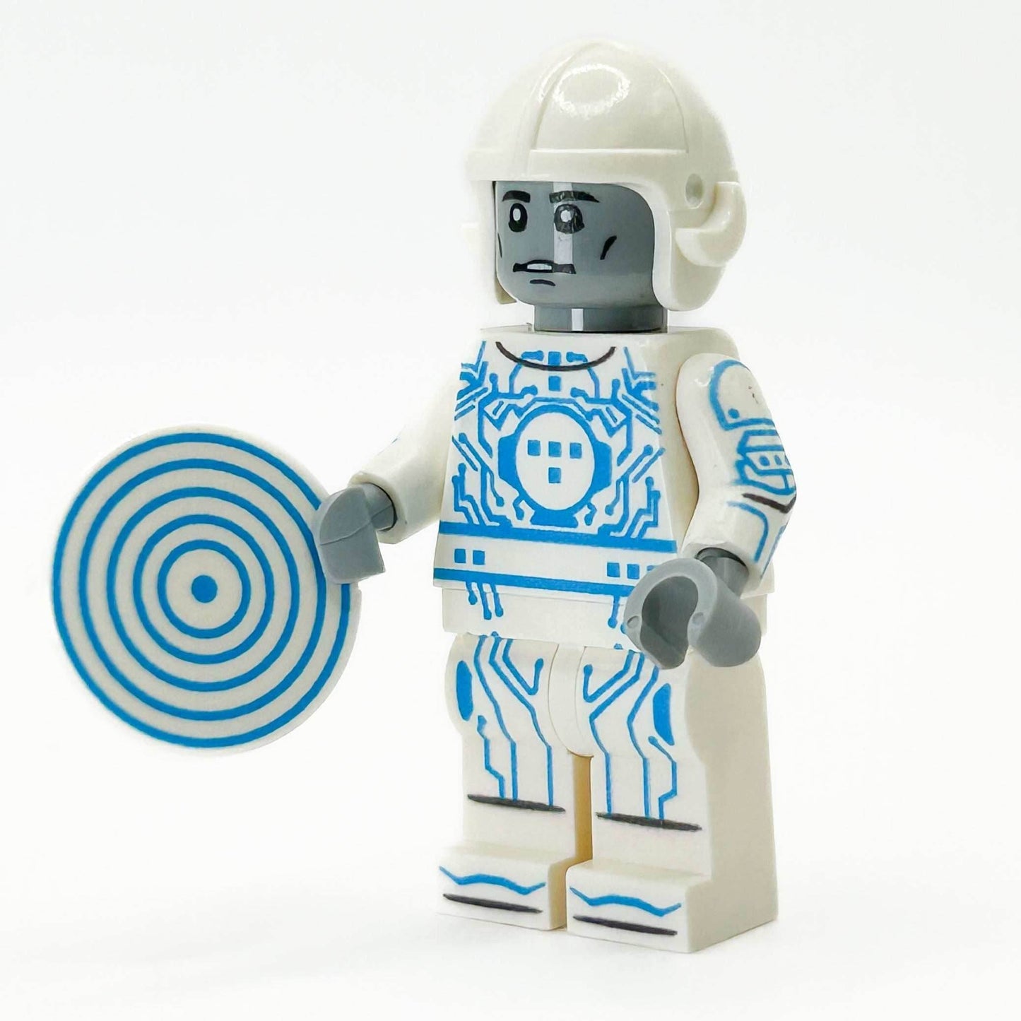 BLOK Tron Minifig made using LEGO parts - B3 Customs -
