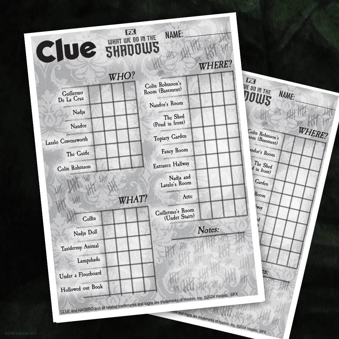 CLUE®: What We Do In The Shadows -