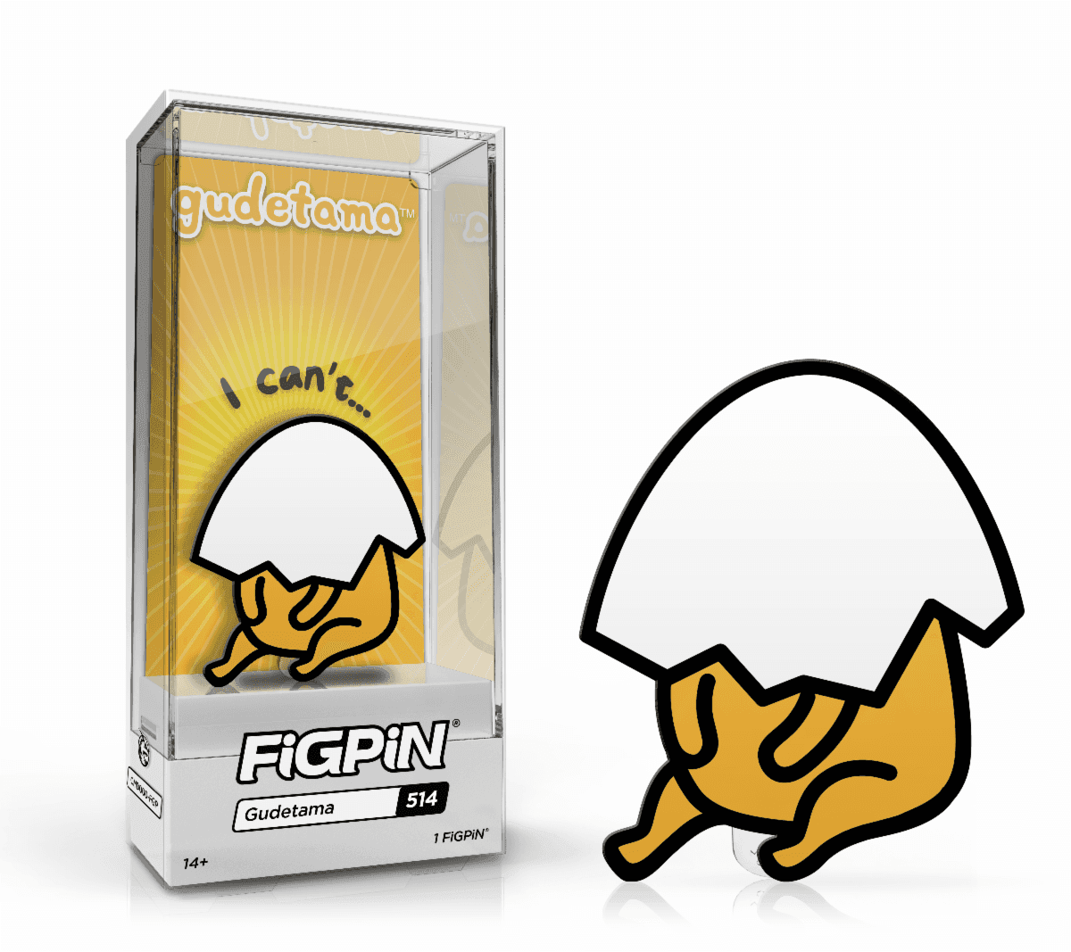 FiGPiN: Gudetama - Gudetama (I Can't) #514 -