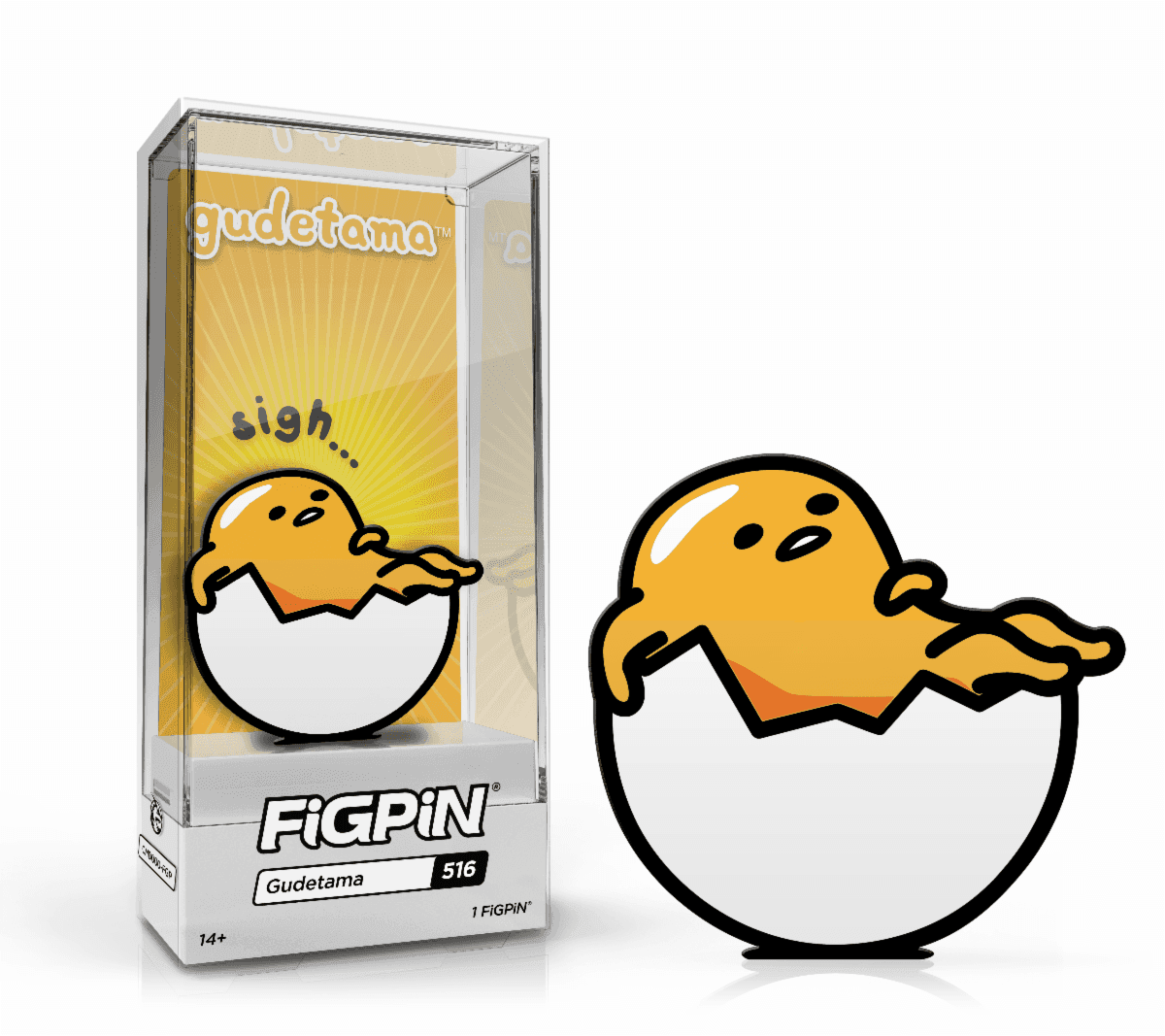 FiGPiN: Gudetama - Gudetama (Sigh) #516 -