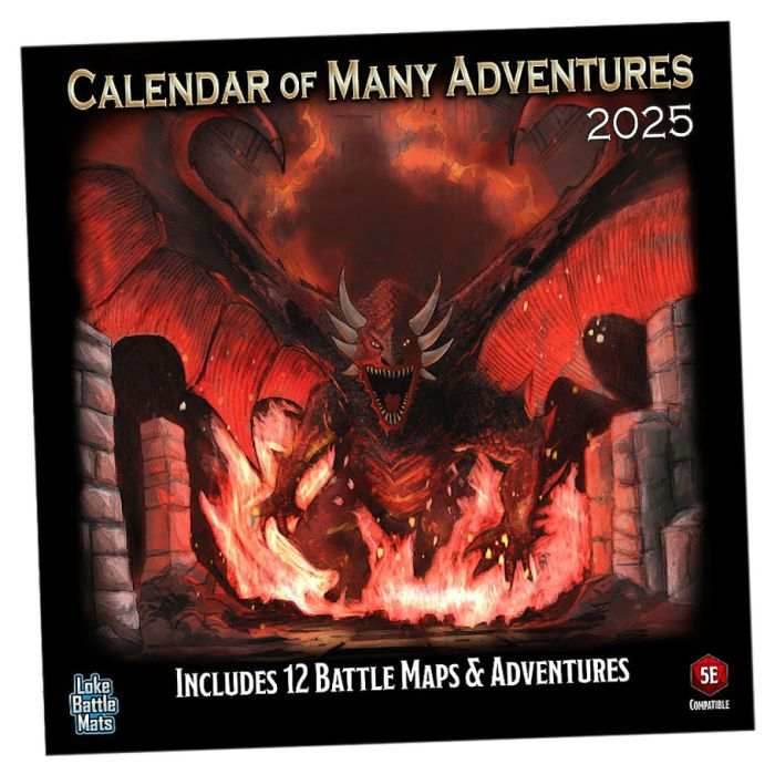 Calendar of Many Adventures 2025 -