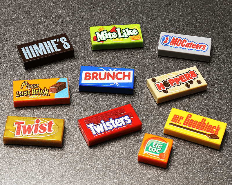 Candy Pack (Series 1) made using LEGO parts - B3 Customs -