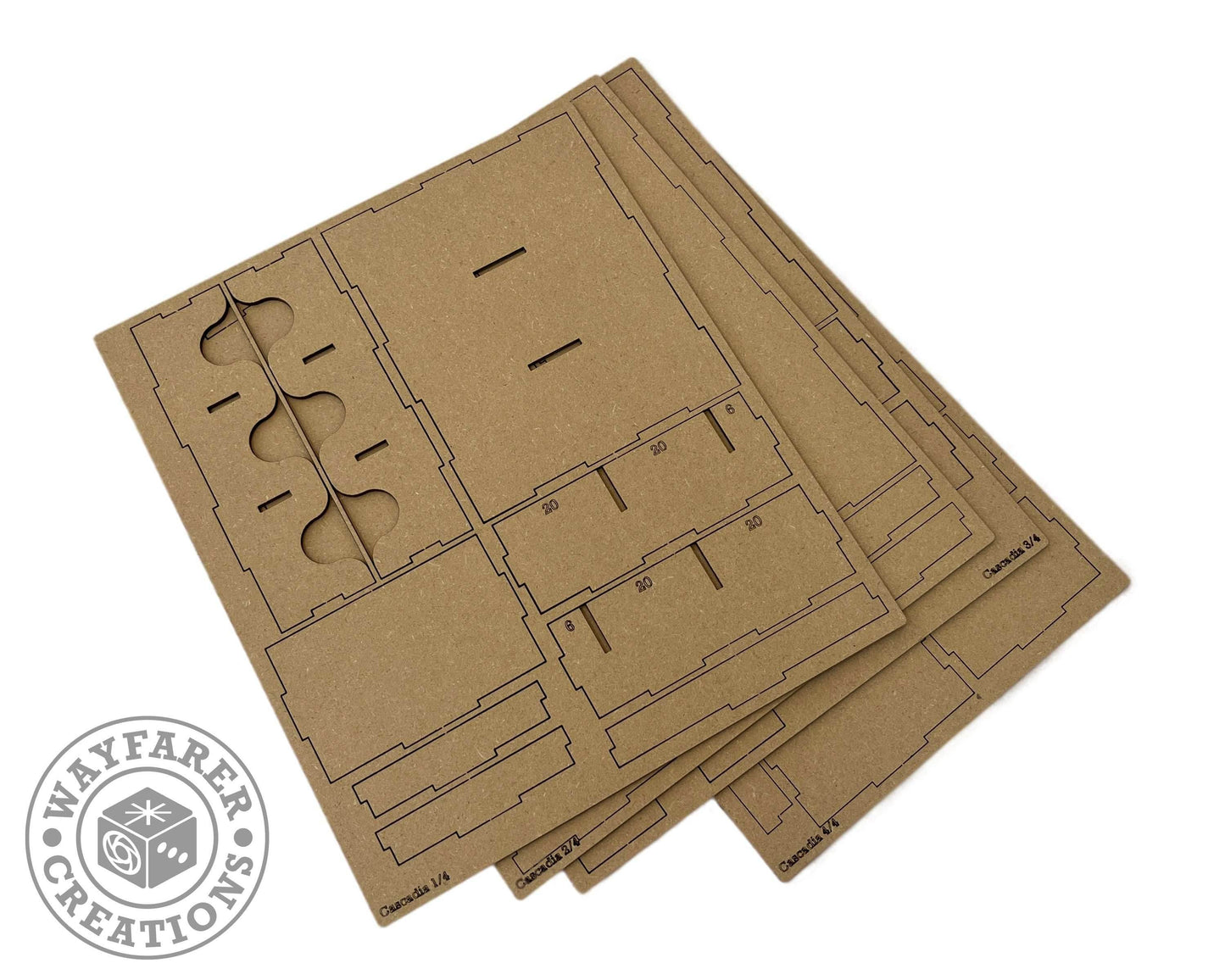 Cascadia Board Game Organizer Insert -