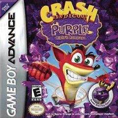 Crash Bandicoot Purple - Nintendo GameBoy Advance -