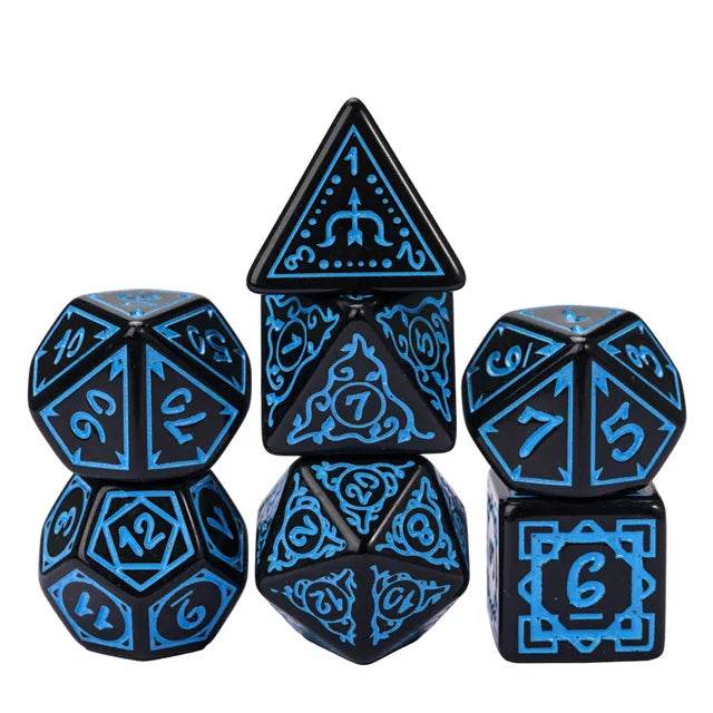 Cryptic Knots: Ocean RPG Dice Set -
