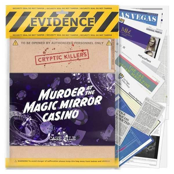 Cryptic Killers: Murder at the Magic Mirror Casino -