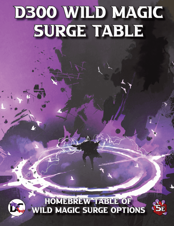D300 Wild Magic Surge Table -