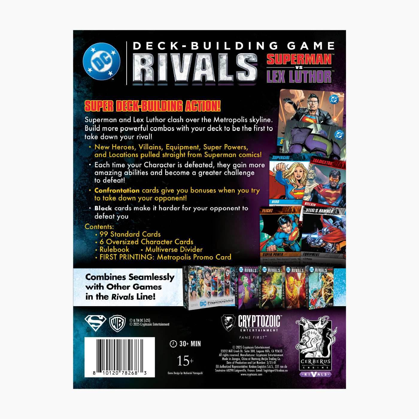 DC Deck-Building Game: Rivals — Superman vs. Lex Luthor -