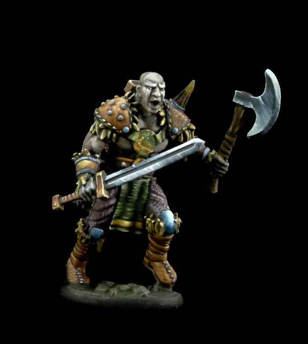 Dark Heaven Legends: Maskarr Stoneskin, Half-Giant Warrior Ranger Half-Giant -
