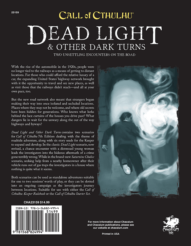 Call of Cthulhu: Dead Light and Other Dark Turns -