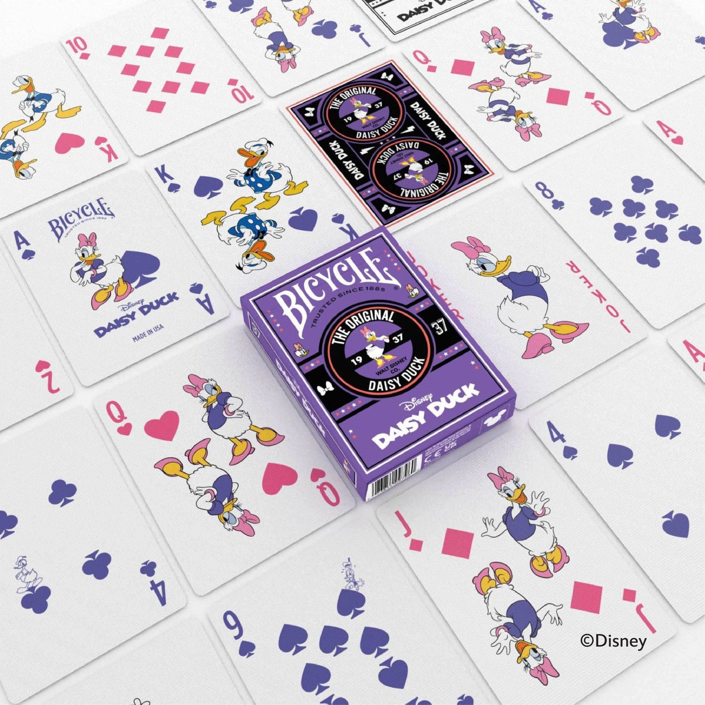 Disney Classic Daisy Duck Inspired Playing Cards by Bicycle -