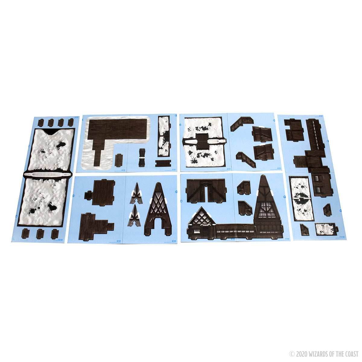 D&D: Icons of the Realms - Icewind Dale: Rime of the Frostmaiden - The Lodge Papercraft Set -