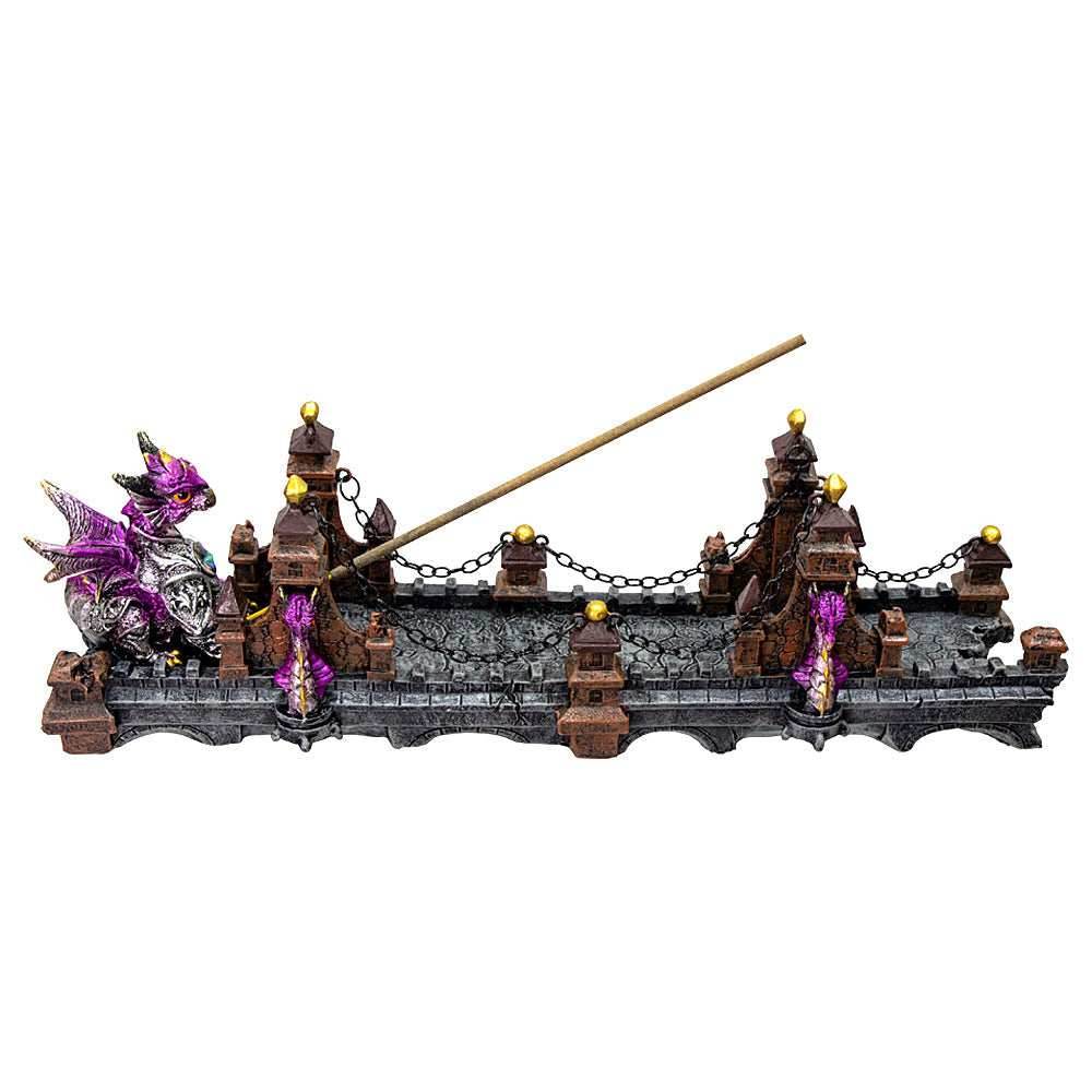 Dragon on Bridge Incense Burner -
