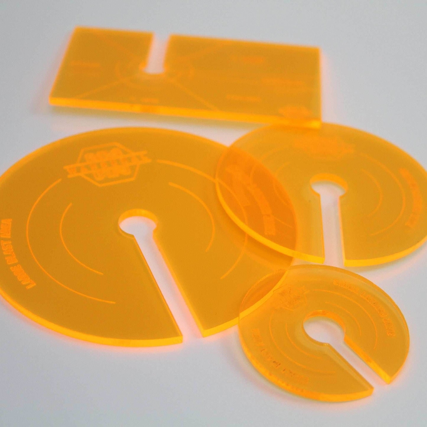 Dropzone Commander Template Pack - Fluorescent Orange