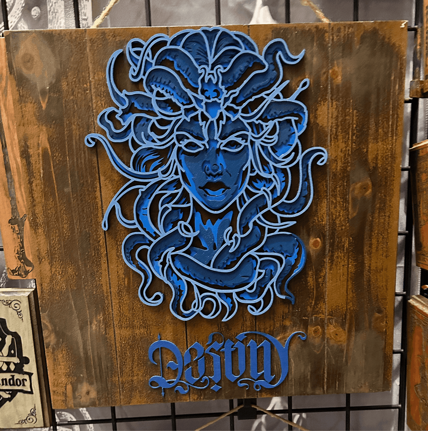 3D Backlit Medusa - Coffin Lid