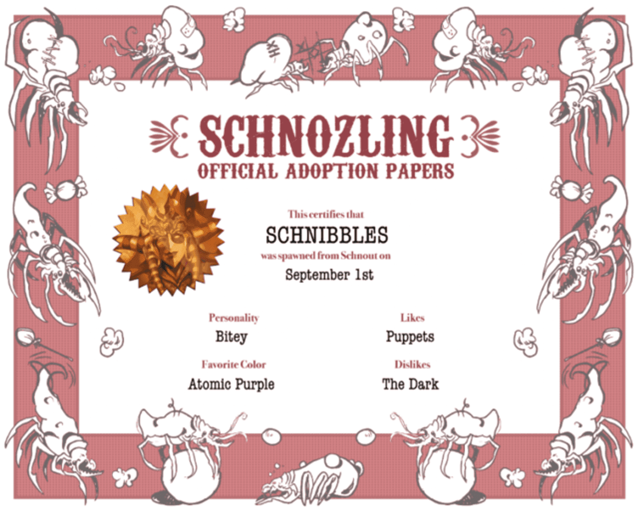 Heckna! - Miniatures - Schnozling Familiar -