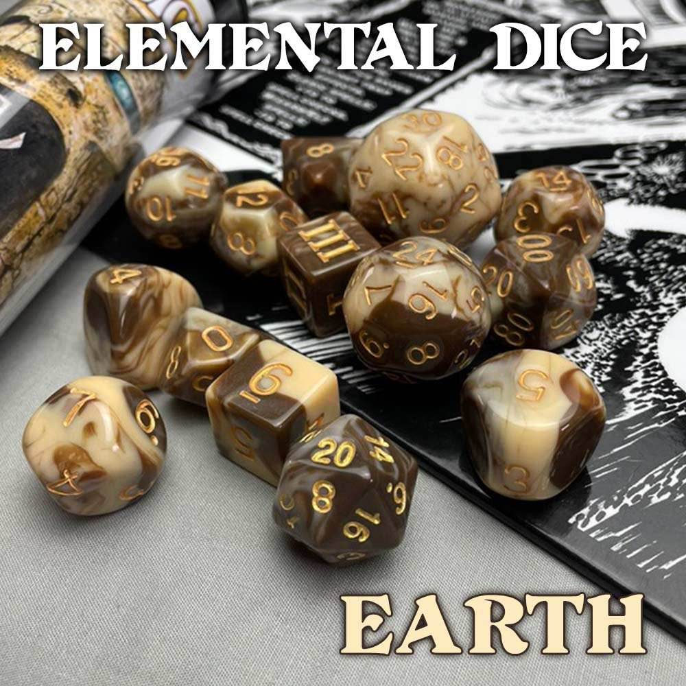 Dungeon Crawl Classics Dice: Elemental Dice - Earth -