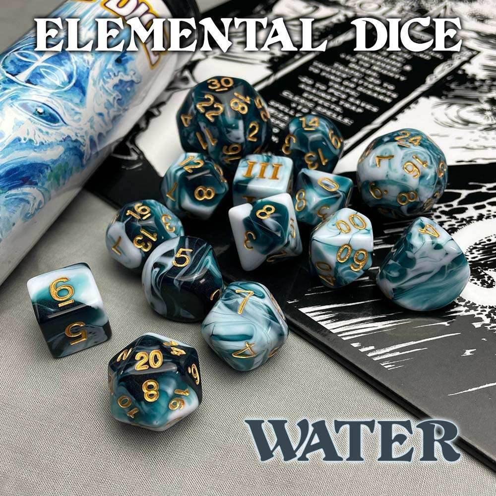 Dungeon Crawl Classics Dice: Elemental Dice - Water -
