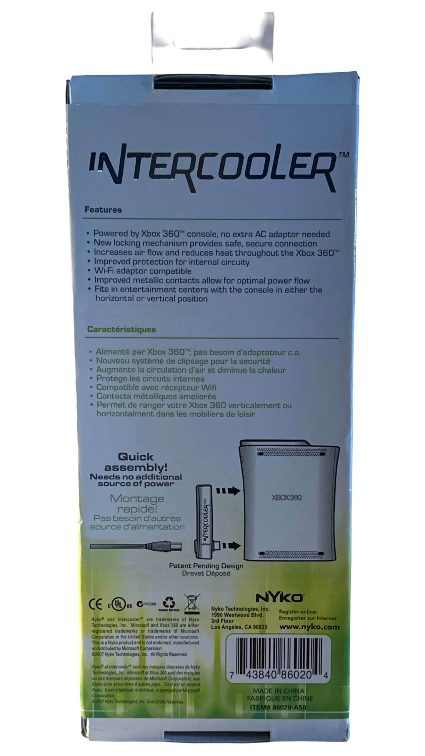 Nyko Xbox 360 Intercooler EX - Xbox 360 -
