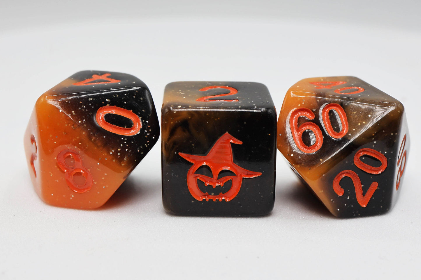 Halloween Pumpkin RPG Dice Set -