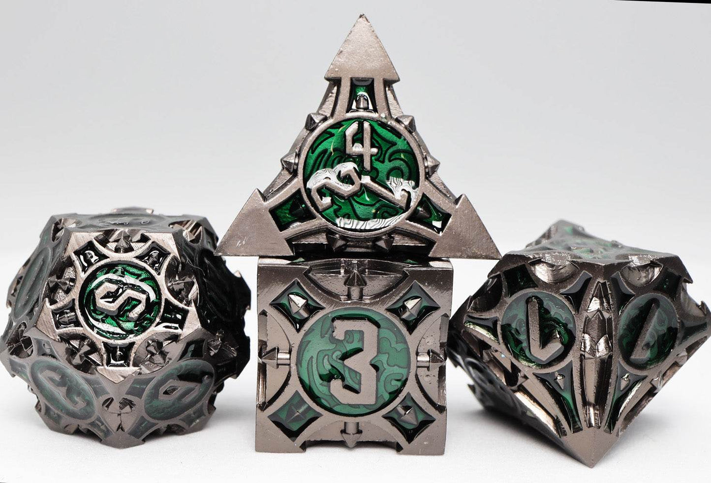 Quiver of Arrows: Swamp Arrow - Metal RPG Dice Set -