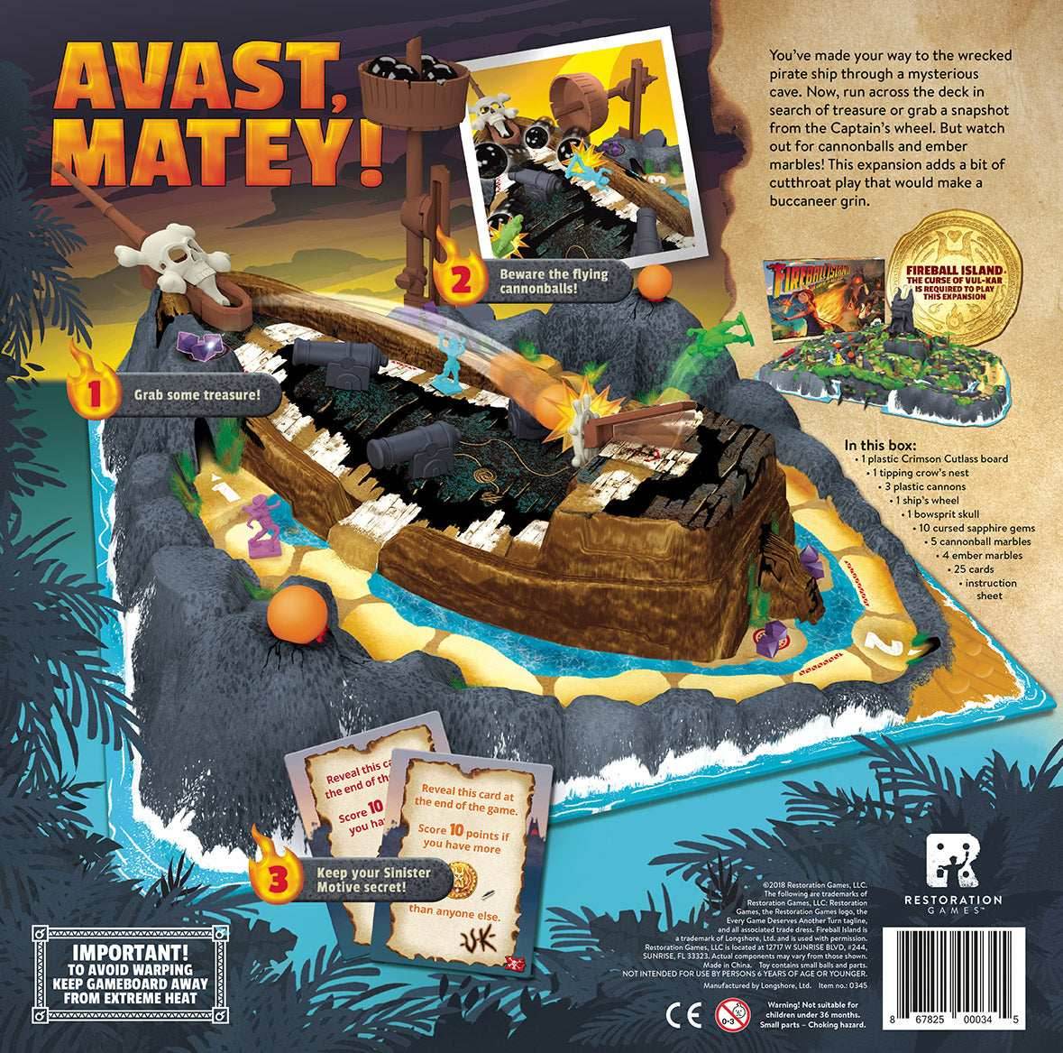 Fireball Island: Wreck of the Crimson Cutlass Expansion -